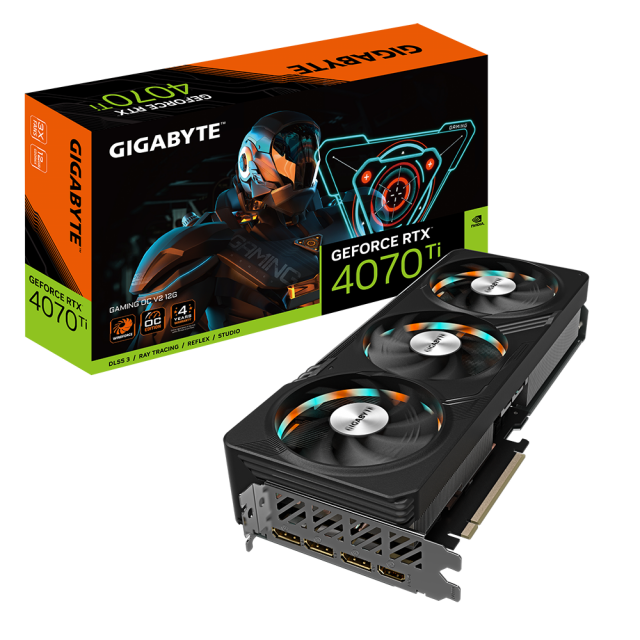 Видео карта GIGABYTE RTX 4070 TI GAMING OC V2 12GB GDDR6X 