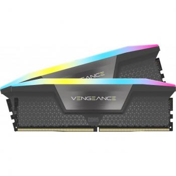 Memory Corsair Vengeance Gray RGB DDR5 32GB (2x16GB) 6000MHz, CL36 - AMD EXPO, Intel XMP