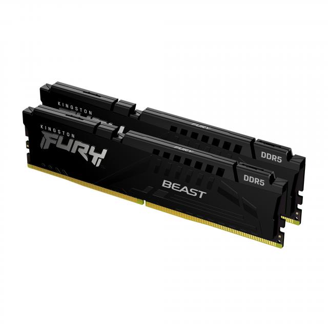 Memory Kingston FURY Beast Black 64GB(2x32GB) DDR5 5200MHz CL40 