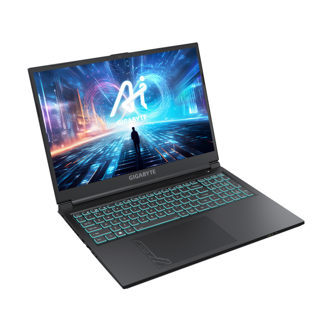 Лаптоп GIGABYTE G6 MF-H2EE853KD 16" FHD 165Hz, Intel Core i7-13620H, 2x8GB DDR5, 512GB SSD Gen4, nVIdia RTX 4050 6GB GDDR6, Free DOS 