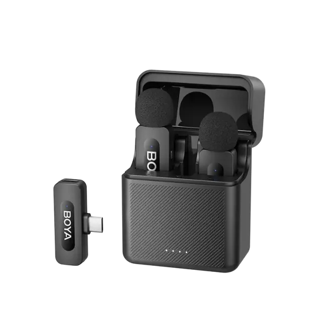 Dual-Channel Wireless Microphone BOYA BY-V30 - USB-C 