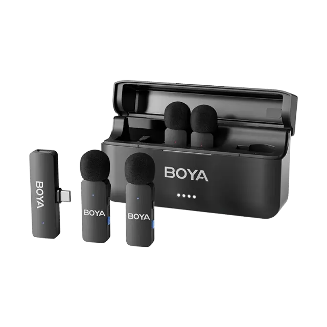 4-Channel Mini Wireless Microphone BOYA BY-V4U - USB-C 