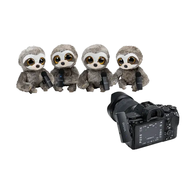 4-Channel Mini Wireless Microphone BOYA BY-V4 