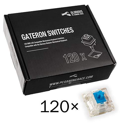 Glorious MX Switches for mechanical keyboards Gateron Blue 120 pcs 