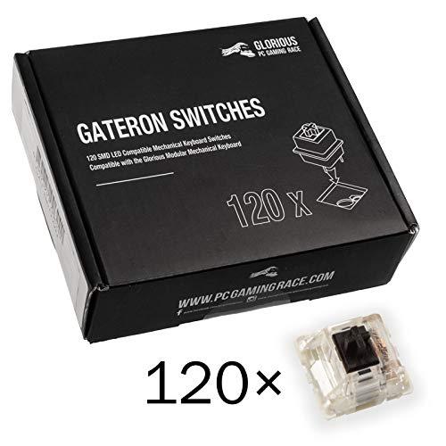 Суичове за механична клавиатура Glorious Gateron Black 120 броя 