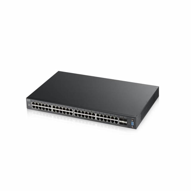 Суич ZYXEL XGS2210-52, 48 портов Gigabit, управляем L3, 4xSFP за монтаж в шкаф 