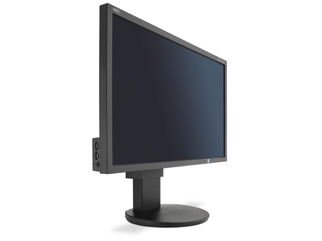 Монитор NEC MultiSync EA234WMi, IPS, 23 inch, Wide, Full HD, DisplayPort, HDMI, DVI-D, D-sub, Черен 