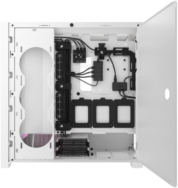 Case Corsair iCUE 5000D RGB Airflow Mid Tower, Tempered Glass, White 