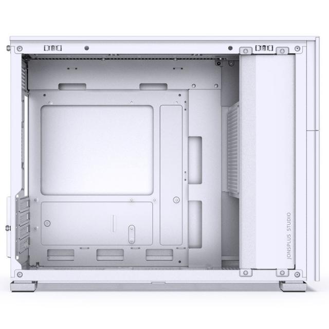 Кутия Jonsbo D31 Screen TG, mATX, Бял 