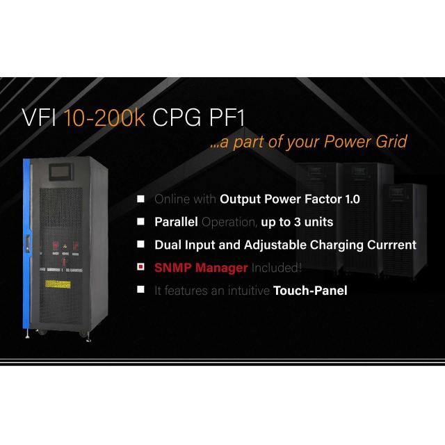 UPS POWERWALKER VFI 20K CPG PF1 3/3 BI (SNMP card included) 
