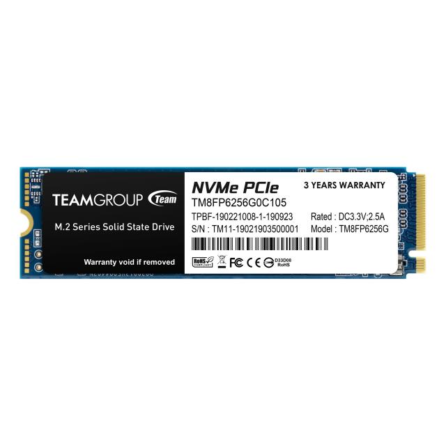 SSD Team Group MP33, M.2 2280 256GB PCI-e 3.0 x4 NVMe 