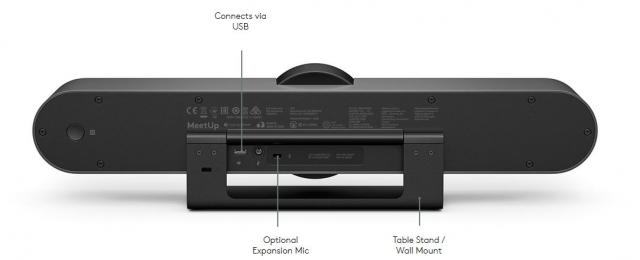 Video conferencing LOGITECH MeetUp, 4K Ultra HD video, USB3.0 