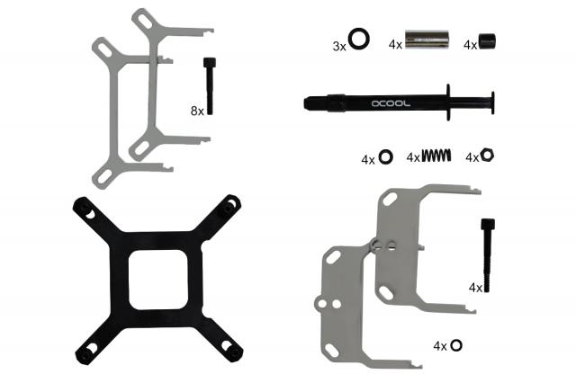 CPU Water Block Alphacool Eisbaer (Solo) - 2600rpm - chrome 