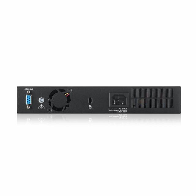 Суич ZyXEL GS-2220-10HP, 10 портов Layer2+, 8x Gigabit PoE + 2x Gigabit combo (RJ45/SFP), управляем 