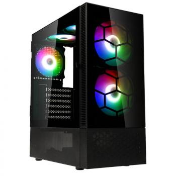 Case Kolink Observatory MX Glass ARGB TG Mid-Tower, Black