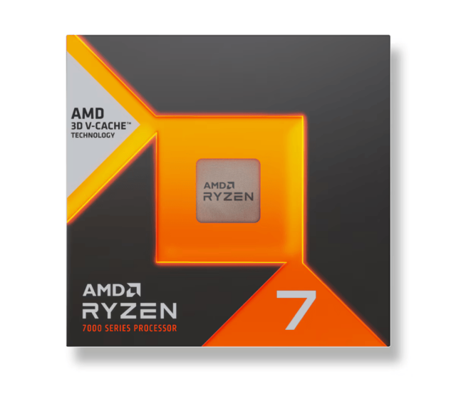 Процесор AMD RYZEN 7 7700X3D, 8-Core, 4.0 GHz(4.5 GHz Boost), 104MB - BOX 