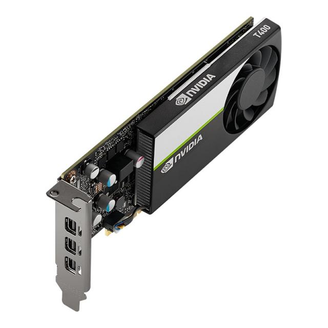 Graphic card PNY NVIDIA Quadro T400, 4GB, GDDR6, 64 bit, mini DisplayPort 