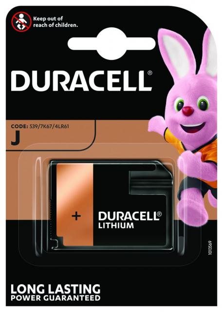 Батерия литиева J 7K67 6V 1PK блистер DURACELL 