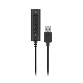 Звукова карта Ewent AC9360, 2.0, USB, 3.5 mm, Черна