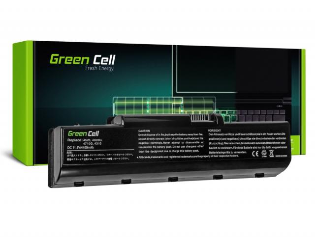 Батерия  за лаптоп GREEN CELL, Acer Aspire 4310/4520/4710/4920/4930G AS07A41/ASO7A42, 11.1V, 4400mAh  