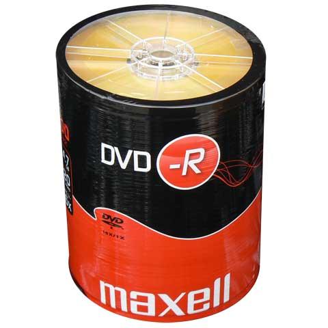 DVD-R MAXELL, 4,7 GB, 16x, 100 pk 