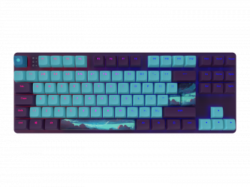 Gaming Mechanical Keyboard Dark Project 87 Night Sky RGB TKL - G3MS Sapphire Switches, ABS