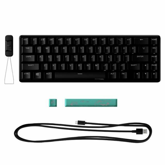 Gaming mechanical keyboard HyperX Alloy Origins 65, HyperX Aqua Switch 