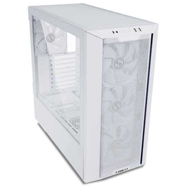 Кутия Lian-Li LANCOOL III Mid-Tower, Tempered Glass, Бяла 