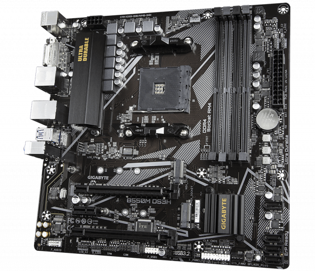 Motherboard GIGABYTE B550M DS3H, Socket AM4, 4 x DDR4 