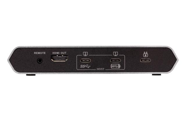 KVM превключвател, ATEN US3310, 2-портов, 4K, HDMI, USB-C 