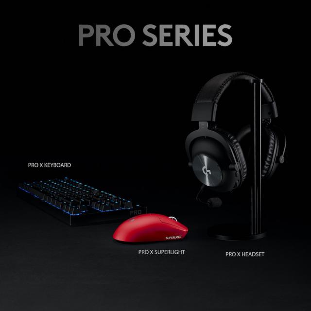 Геймърска мишка Logitech G Pro Wireless Red 