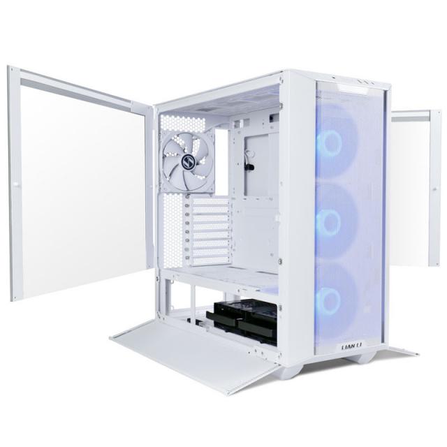 Кутия Lian-Li LANCOOL III RGB Mid-Tower, Tempered Glass, Бяла 