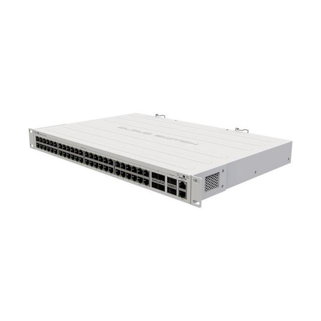 Суич MikroTik CRS354-48G-4S+2Q+RM, 48 ports, 40 Gbps QSFP+ портове 