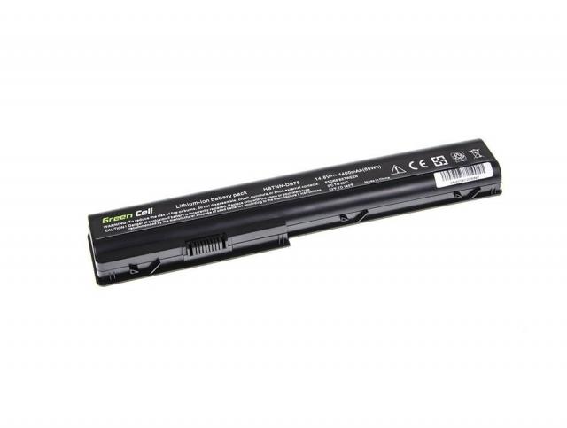 Laptop Battery for  HP DV7 DV7T DV7Z DV8 HSTNN-IB75 HSTNN-DB75 for HP HDX X18 X18T-1000 CTO X18T-1100 CTO X18T-1200 CTO LB75 14.4V 4400mAh GREEN CELL 