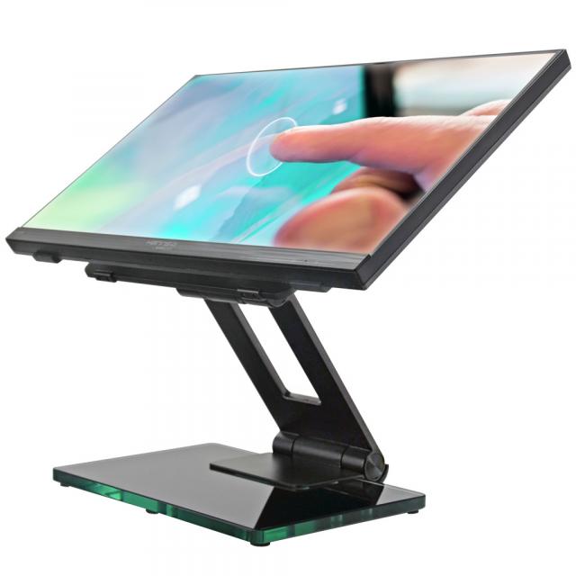 Стойка за тъч монитор Hannspree POS Stand Deluxe, 10.1" - 23", Черна 