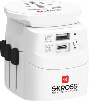 World Adapter SKROSS PRO Light USB, 1.302472, World