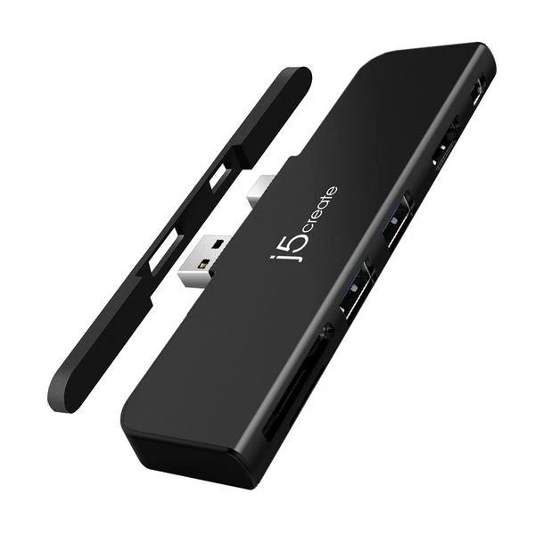 j5create JDD320 ULTRADRIVEMINIDOCK for Surface Pro™ 4/5/6 