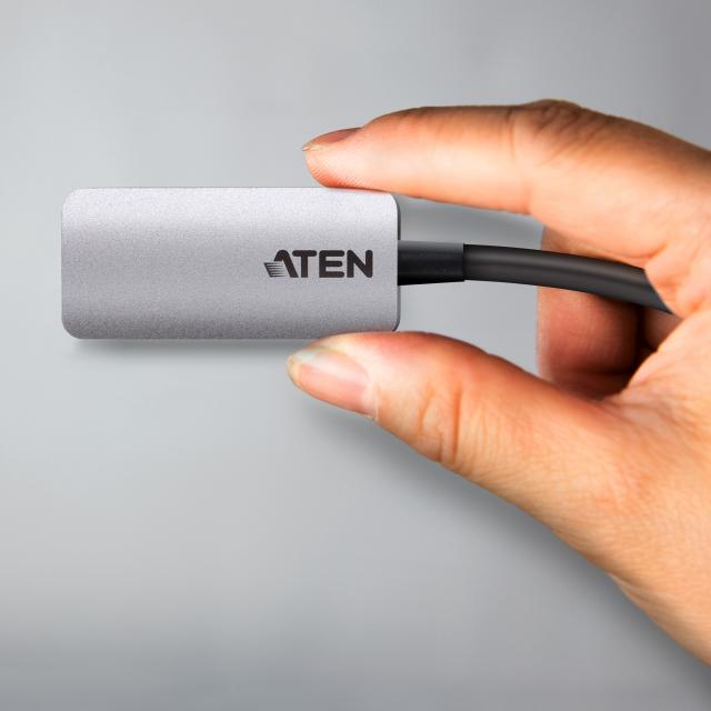 Адаптер ATEN UC3008A1, USB-C мъжко - HDMI женско, 4K, Черен 