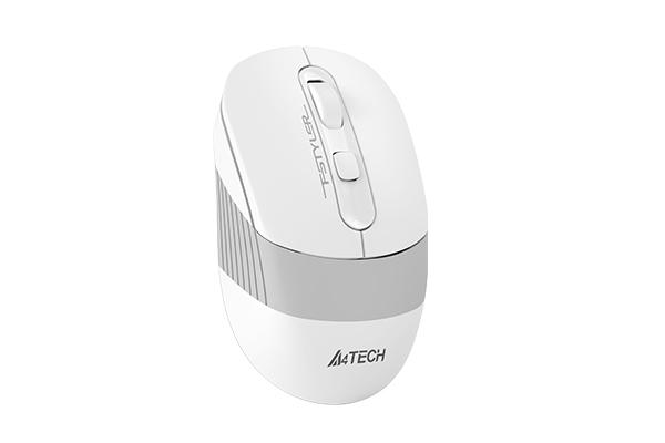 Wireless Mouse A4tech FG10S Fstyler Grayish White, White 