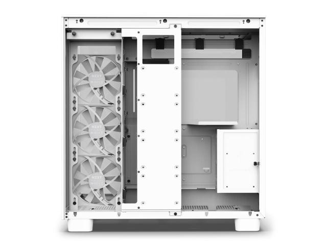 Кутия NZXT H9 Flow Matte White 