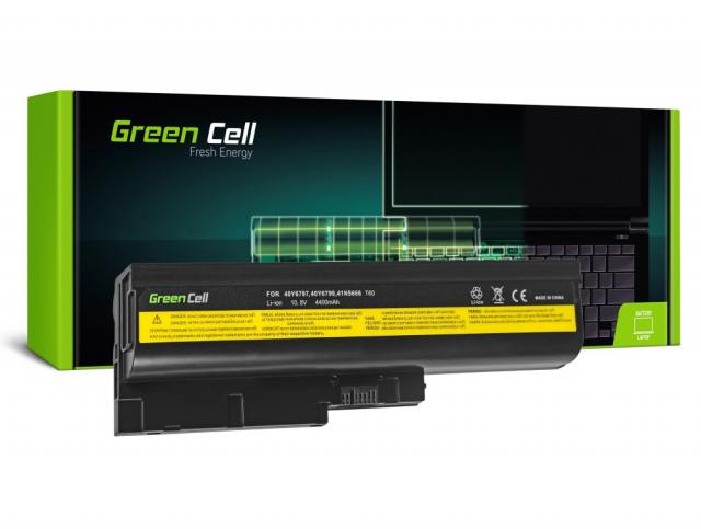 Батерия  за лаптоп GREEN CELL, IBM Lenovo ThinkPad T60 T61 R60 R61, 10.8V, 4400mAh 