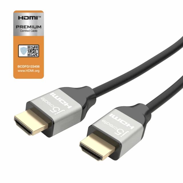 Кабел j5create JDC52, HDMI мъжко - HDMI мъжко, Ethernet, 4K, 2 m 