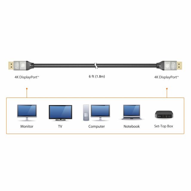 j5create 4K DisplayPort Cable 