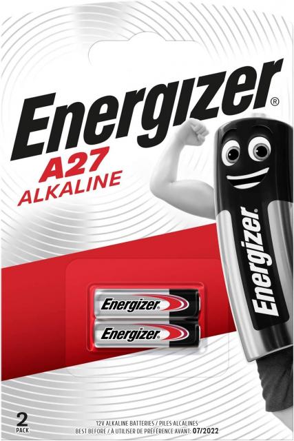 ENERGIZER lkaline battery 12 V / Pack  2 pcs. / Alarm A27 