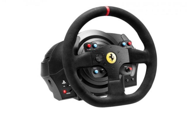 Волан THRUSTMASTER, T300 Ferrari Alcantara Edition, за PC / PS3 / PS4 