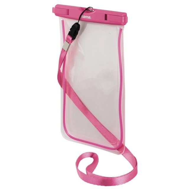 Hama "Playa" Outdoor Bag for Smartphones, Size XXL, pink 