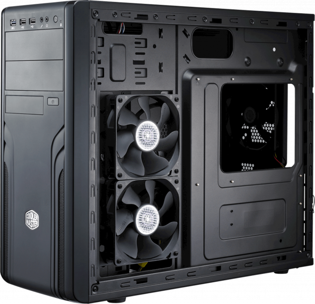 Case Cooler Master CM Force 500 FOR-500-KKN1, ATX, Black 