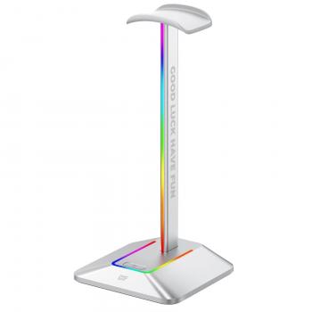 FragON -  2U RGB headset holder, White