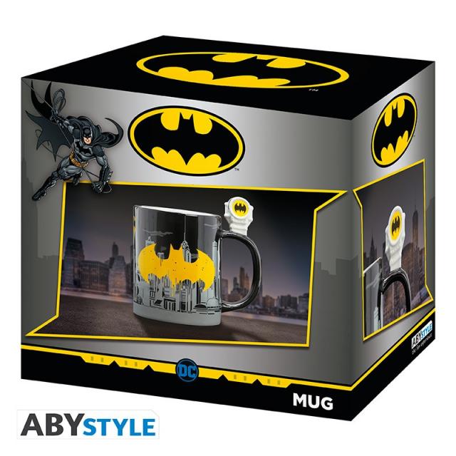 Чаша DC COMICS - 3D Handle Bat-Signal & Batman 