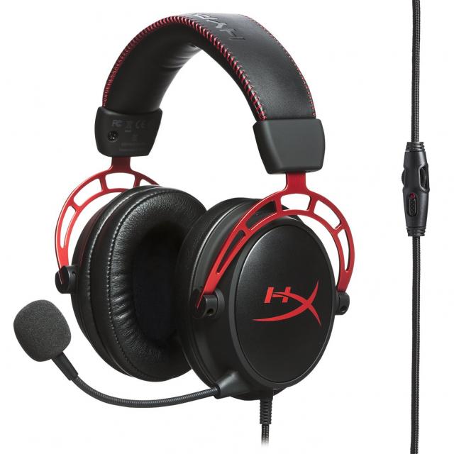 Геймърски слушалки HyperX Cloud Alpha, Черен/Червен 